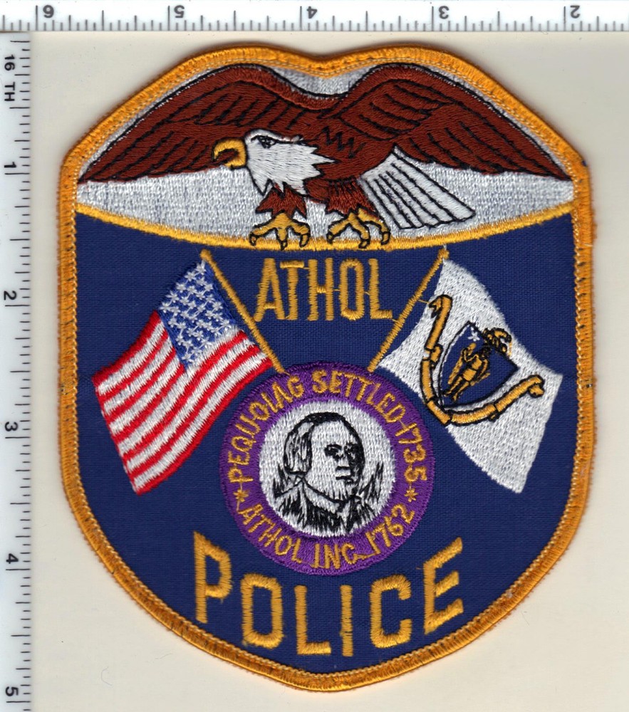 Athol Police (Massachusetts) Shoulder Patch from 1990