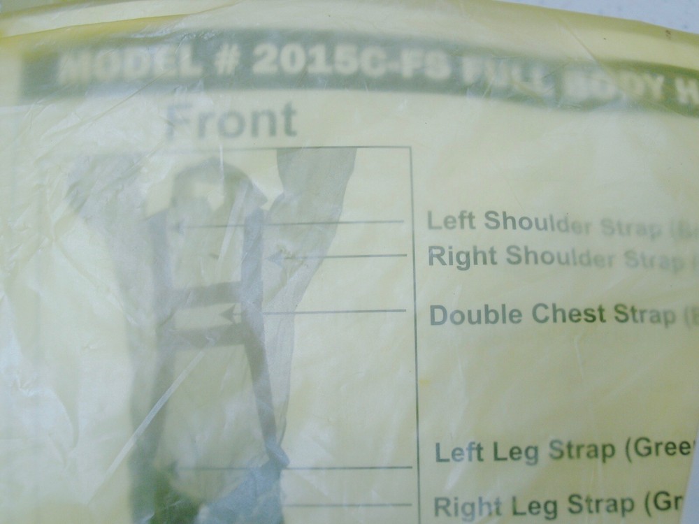 One full Body Harness Mdl#2015C-FS