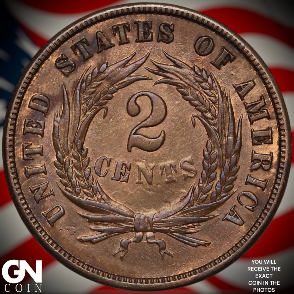 1864 2 Cent Piece A9116
