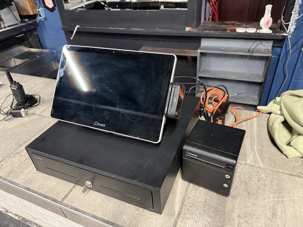 Toast POS System Touchscreen Terminal Cash Drawer Receipt Printer