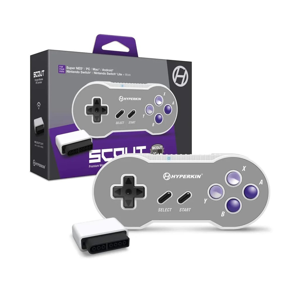 Hyperkin Scout Premium Bluetooth Controller - SNES/ PC/ Mac/  Android