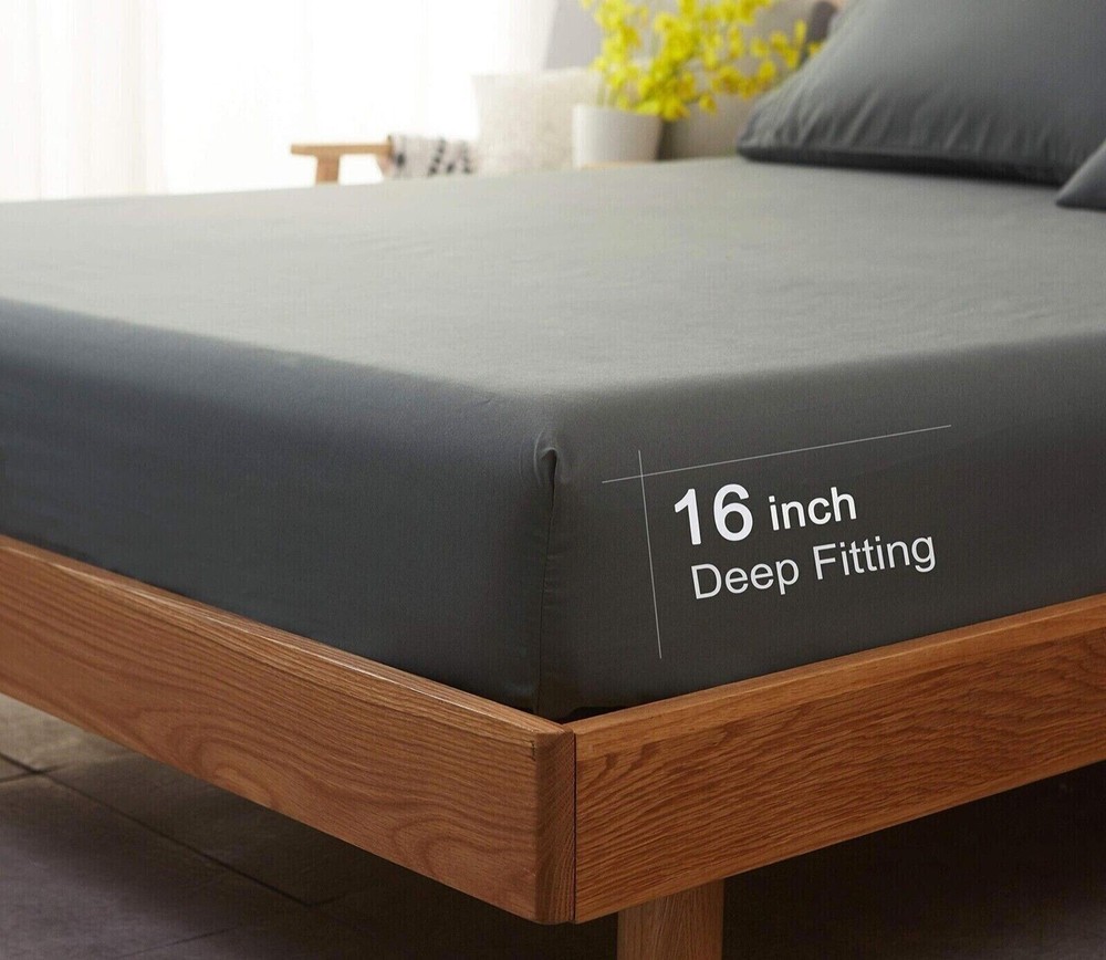 Split Top Flex Head King Fitted Sheet Only for Sleep Number 1900 Elasticized