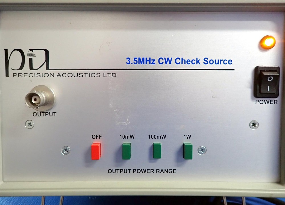 PRECISION ACOUSTICS 3.5MHZ CW CHECK SOURCE