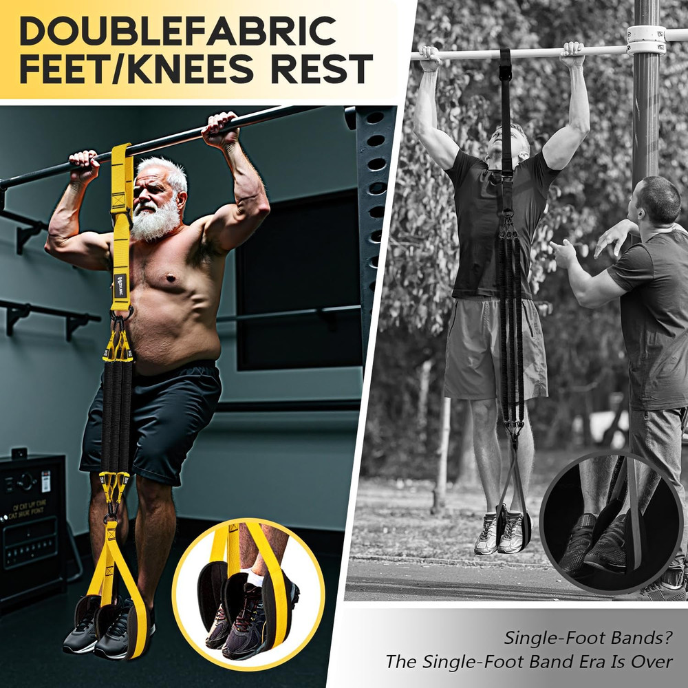 Adjustable Resistance Bands for Pull-Ups, Heavy Duty with Comfortable Support