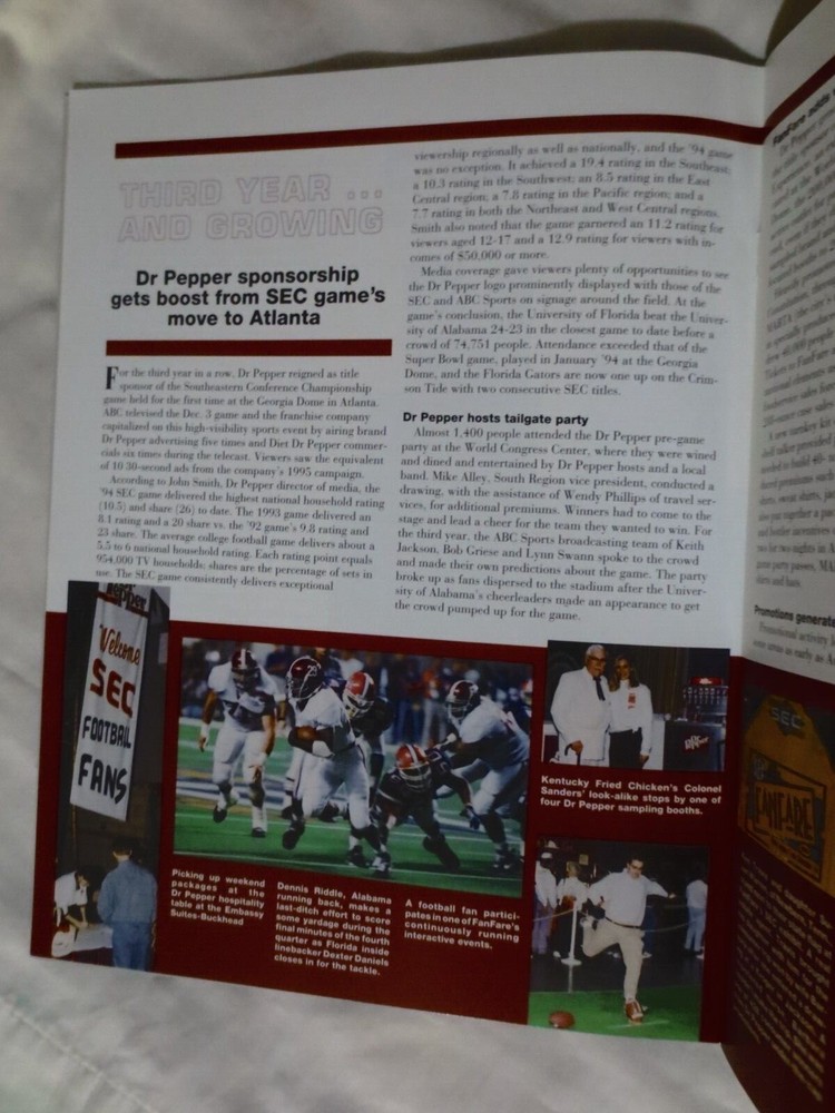 DR PEPPER CLOCK DIAL SPRING 1995 MAGAZINE