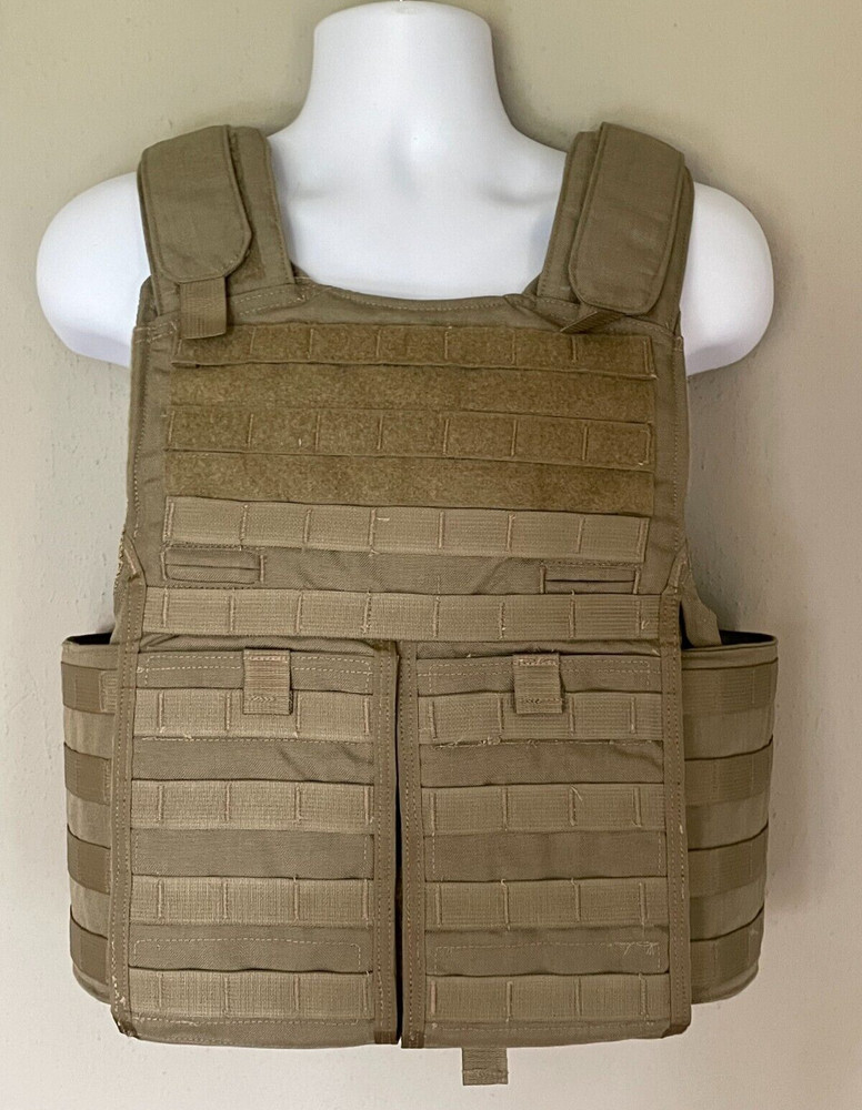 Protech Tactical Armor Plate Carrier Large Tan Molle APV RACK TMW