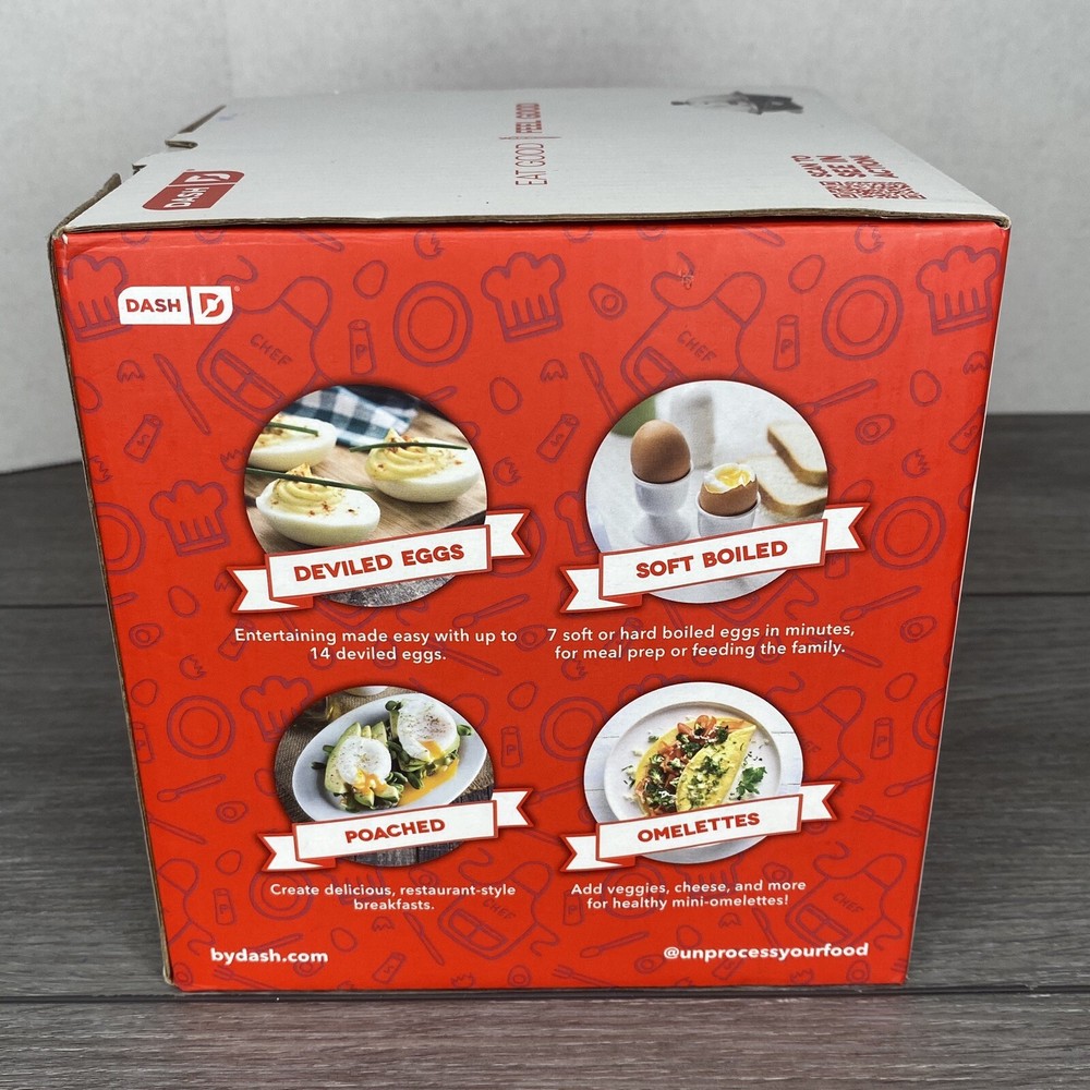Dash - 7-Egg Everyday Rapid Electric Egg Cooker - Black - NEW