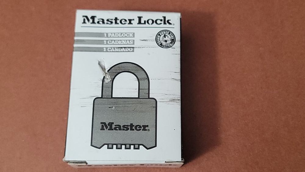 Lot Two (2) Master Lock Maximum Security Resettable Combination Padlock (178GRY)