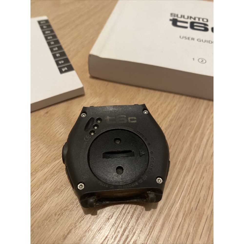 Suunto t6c Watch (Needs Band) With User Guide & Quick Guide