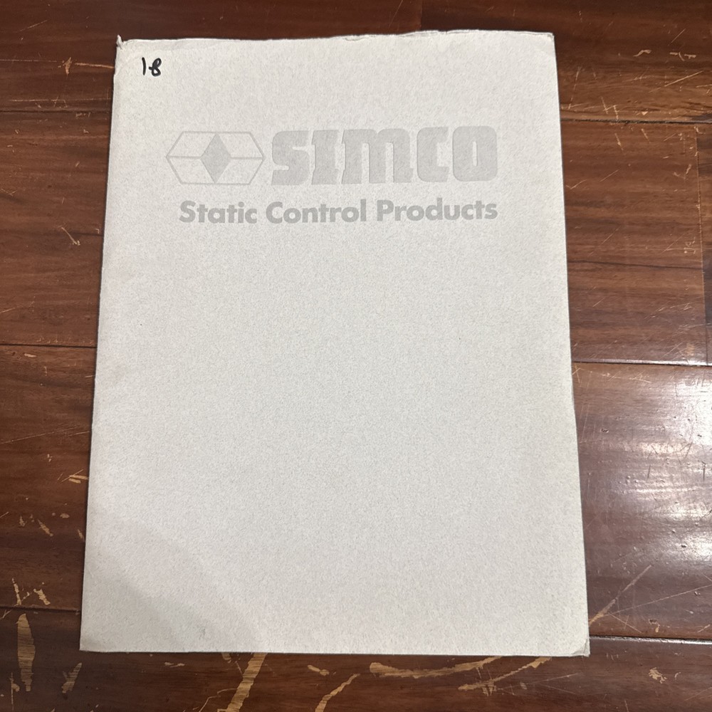 Simco Static Control Product Data Sheet Flyer Catalogs ~ 1989-1991