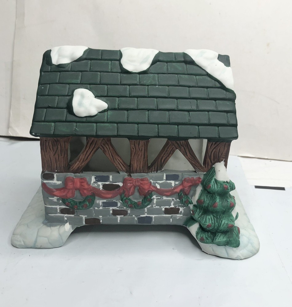 Christmas Bridge Hand Painted Ceramic