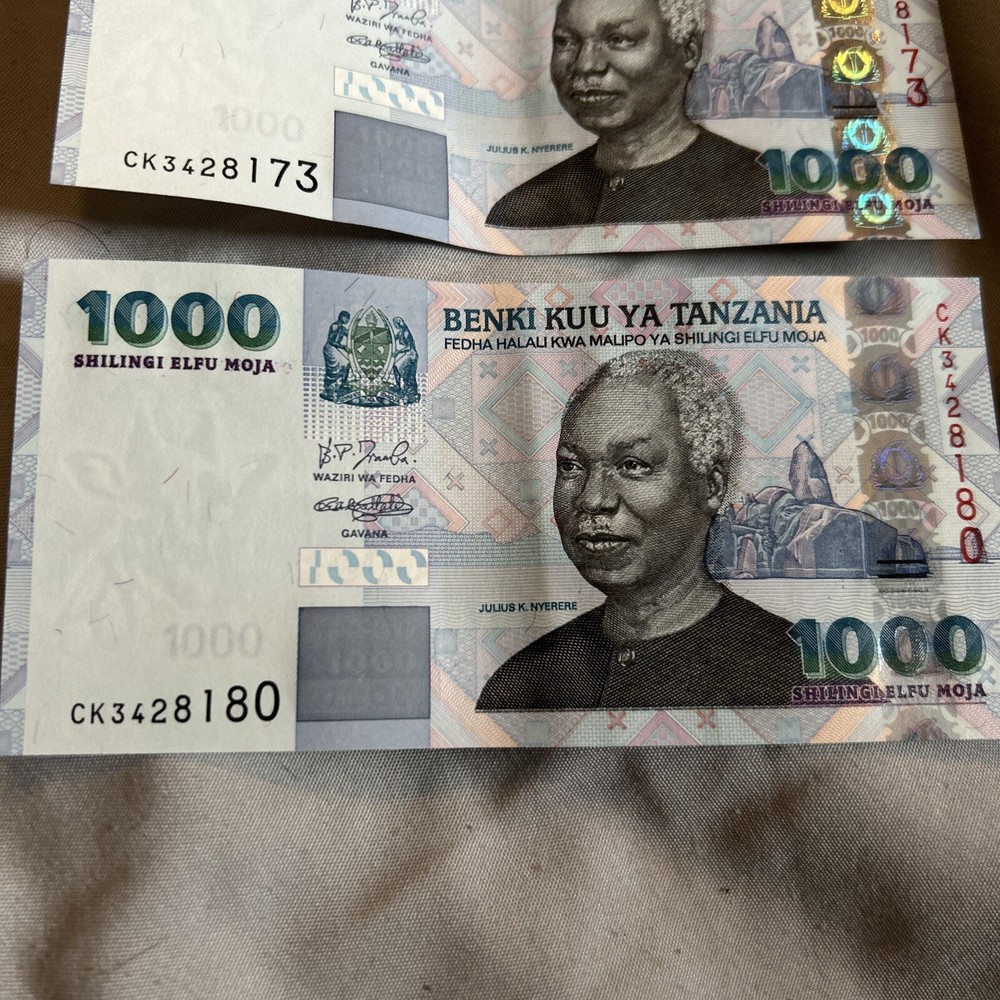 Tanzania 1000 Notes X10