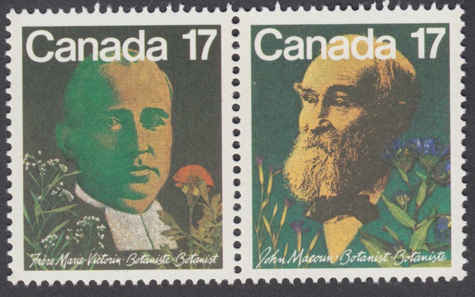 Canada - #895a Botanists Se-tenant Pair - MNH