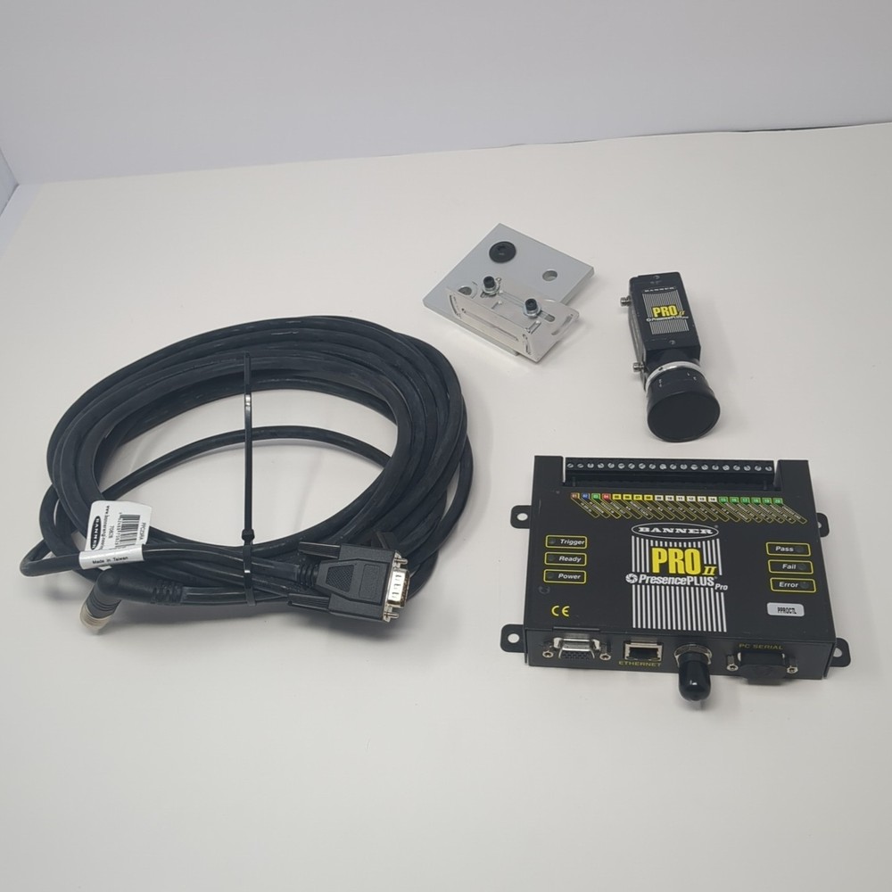 Vision System - Banner Engineering Presence Plus Pro 2 Camera Box And Cable