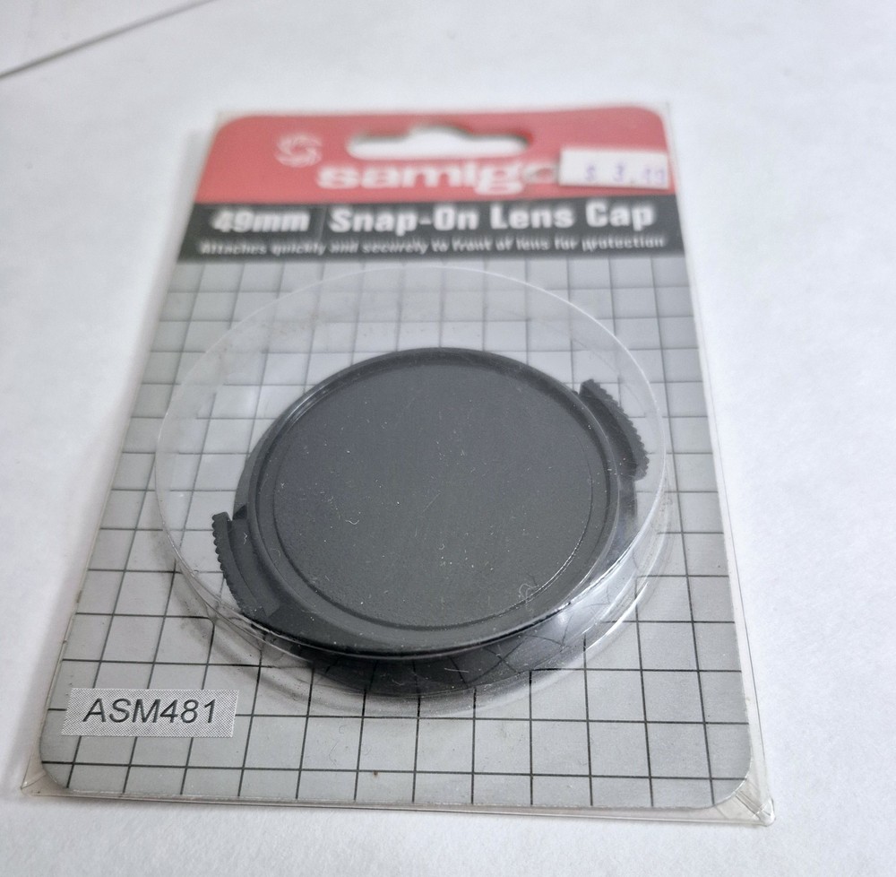 SAMIGON 49 MM SNAP-ON LENS CAP, ASM481
