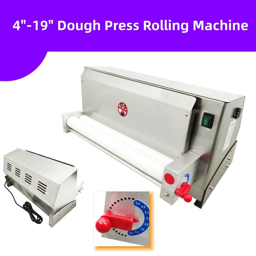 4-19" Electric Pizza Processing and Making Machine Dough Rolling Machine