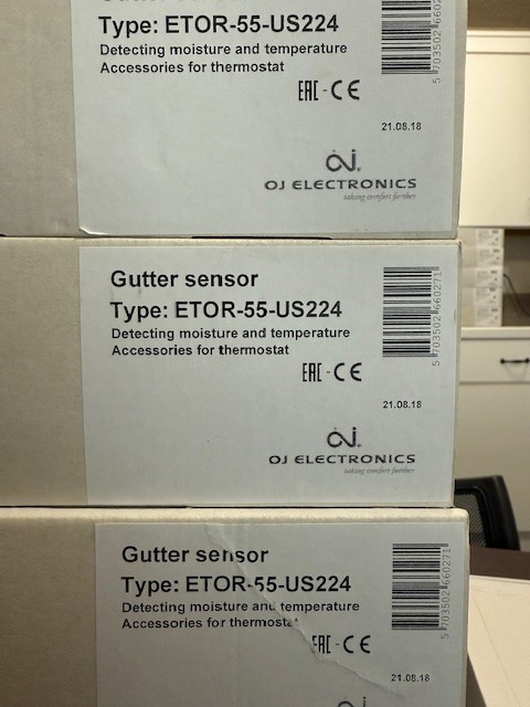 OJ Electronics ETOR-55-US224 Gutter Sensor NEW Detecting moisture & temperature