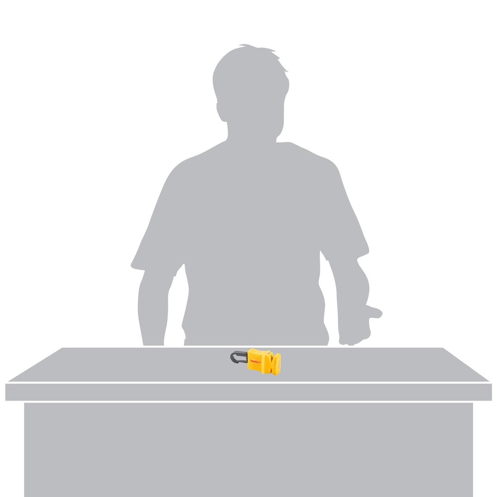 Utility Knife Sharpener with Carabiner