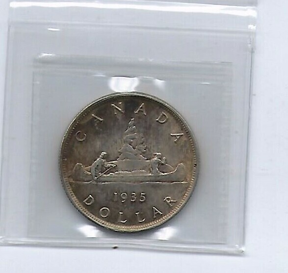1935 $1 ICCS Graded AU++
