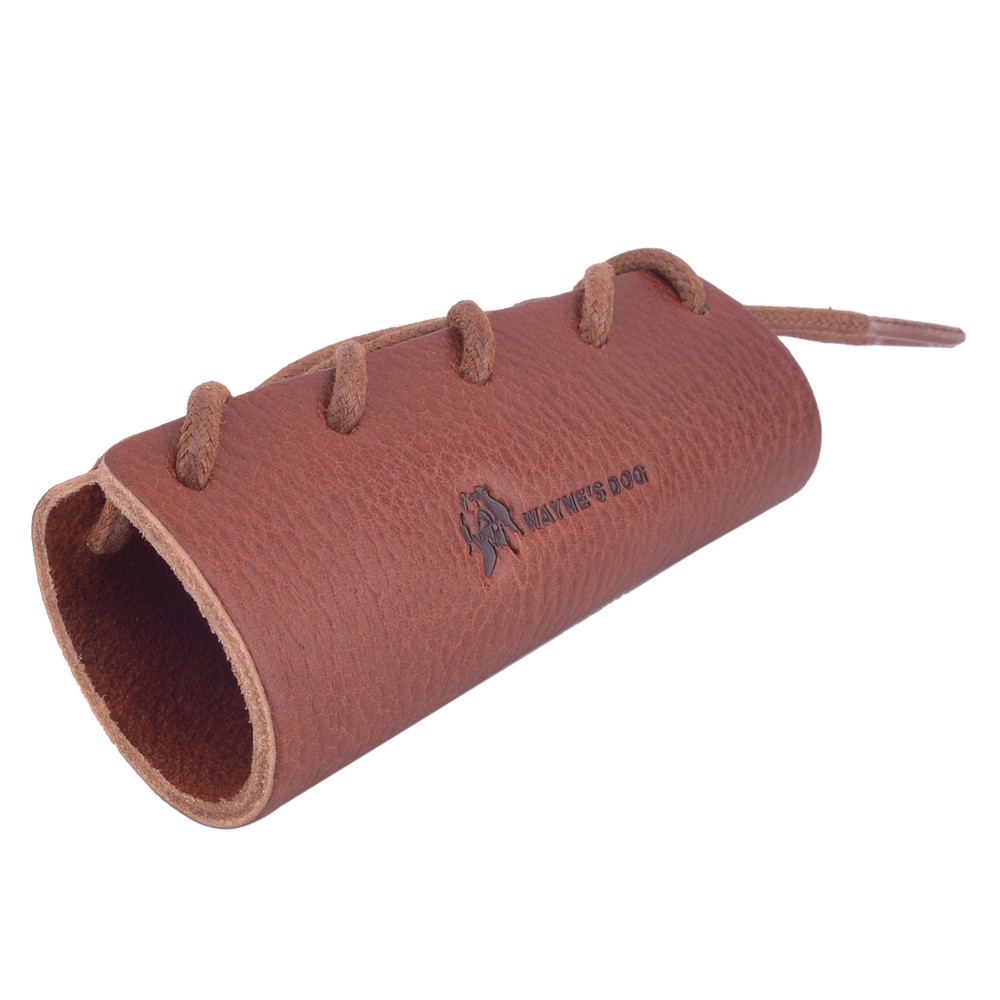 Quality Leather Axe Handle Guard Collar Holster /Axe Protector Covers, Brown