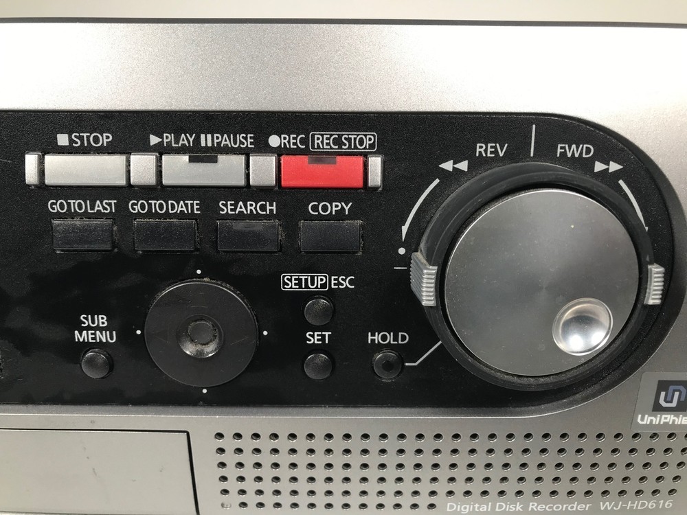 Panasonic WJ-HD616K Digital Disk Recorder Overview