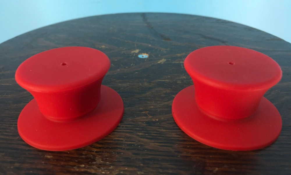 Burlington Recording TRIDENT HUB-LOCK Adapters Plastic (PAIR) - RED