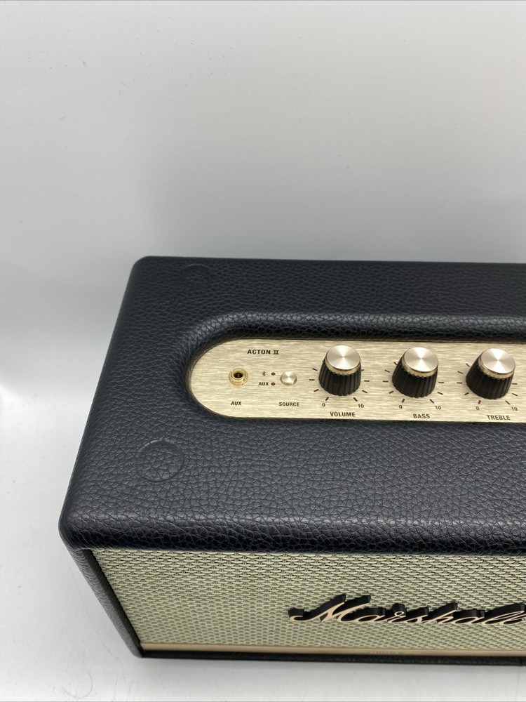 Marshall - Acton II Bluetooth Speaker - Black EUC with Cord