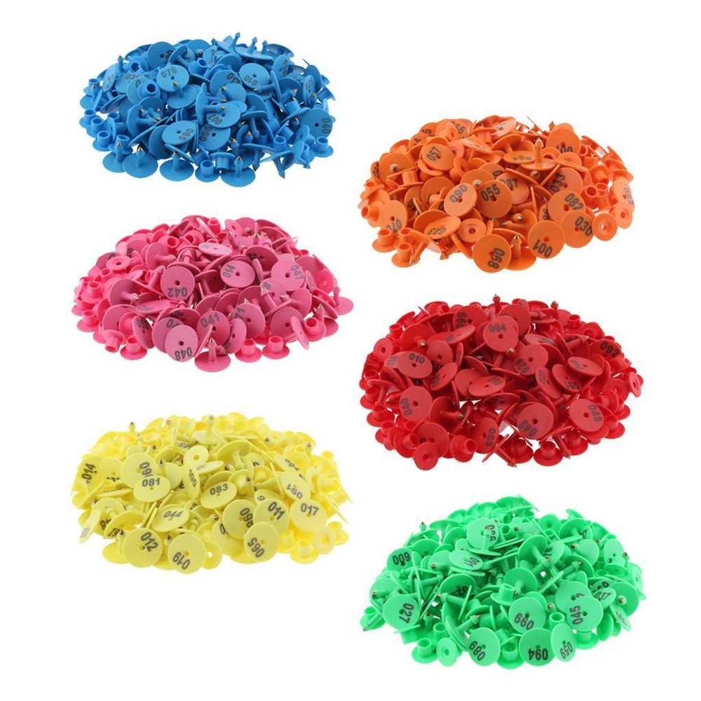 100PCS Small Numbered Livestock for Cow