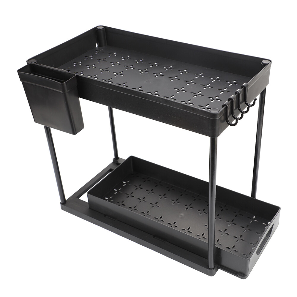 2 Pack Under Sink Organizers And Storage, Pull Out Bathroom Organizer