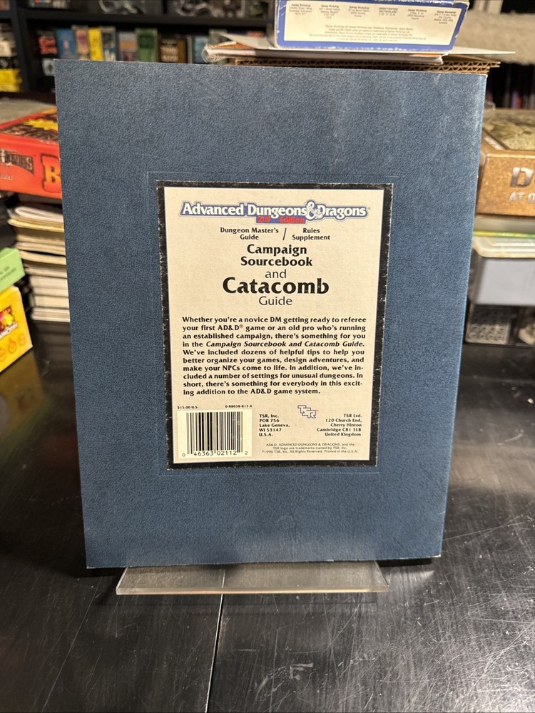 Advanced Dungeons & Dragons Campaign Sourcebook & Catacomb Guide WHI-27