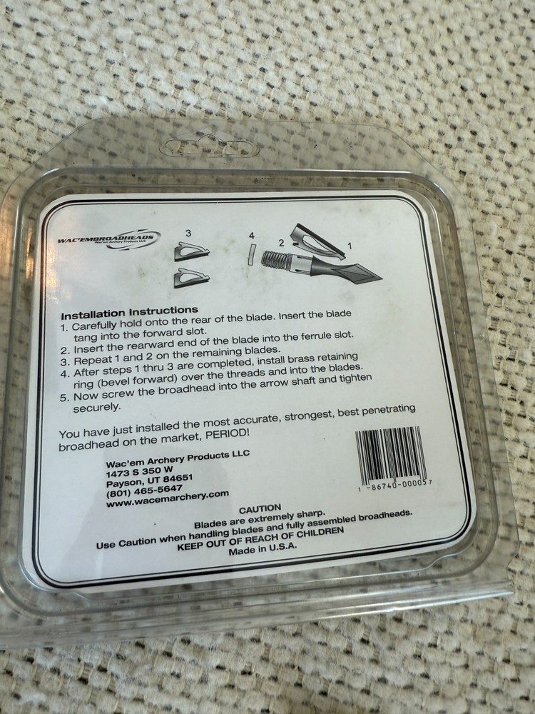 Cabelas, Bushmaster, Wac Em Broadhead Lot