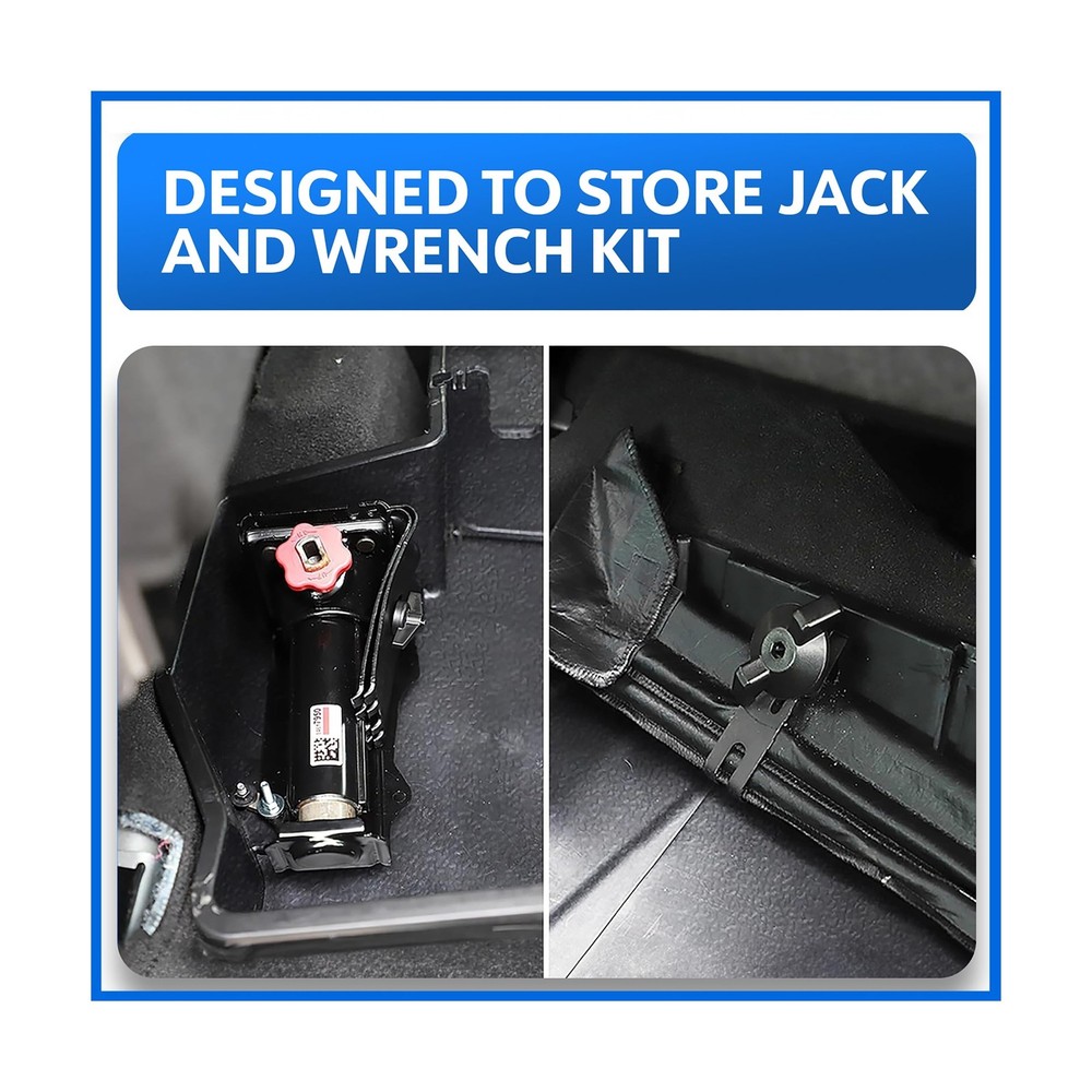 Tyger Auto Rear Under Seat Storage Box Compatible with 2019-2026 Chevy Silver...