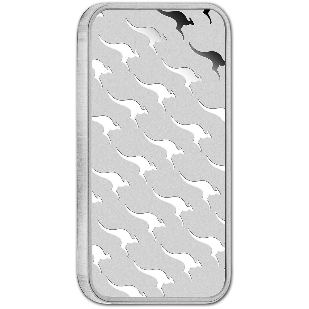 1 oz Silver Bar - Perth Mint Kangaroo .9999 Fine