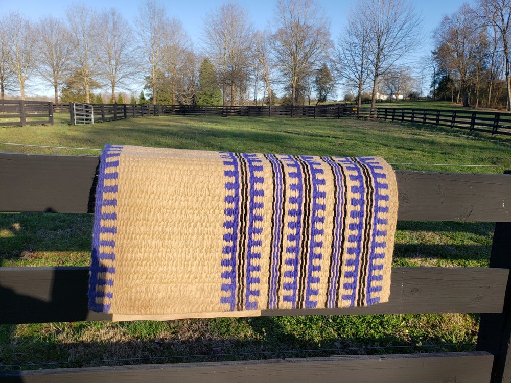 Two Wool Western Show Saddle Pads - Harris