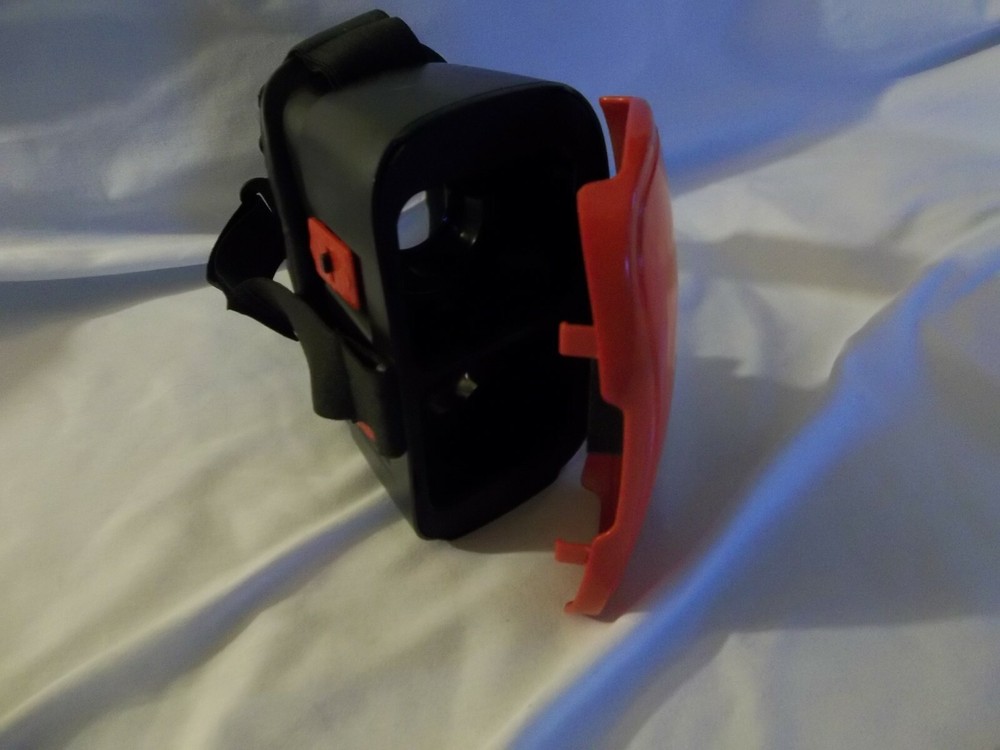 3D Virtual Reality VR Box Goggles- Red for Android iPhone Smartphone-Bin J