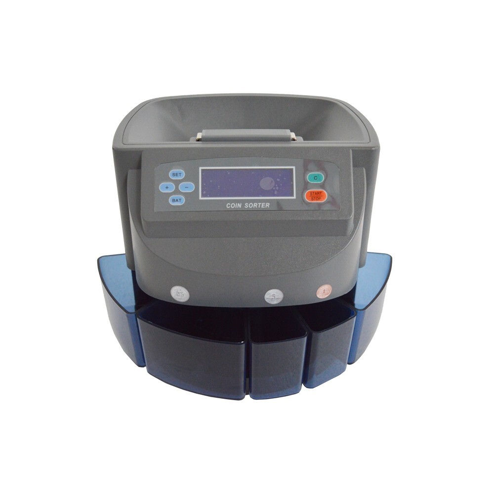 Coin Counter Automatic Electronic Counting Commercial Sorter Machine 110V