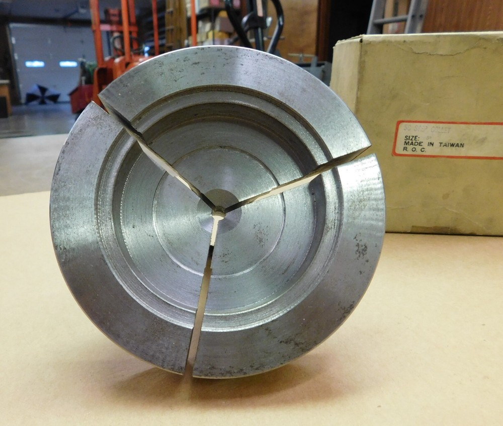 5C Step Collet 5", One-Piece 1" Thick Solid Stock