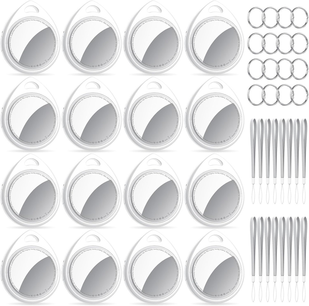 Tracker Tags-16 Pack, 5.3 Bluetooth Tracker Work with Apple Find My (Ios Only),