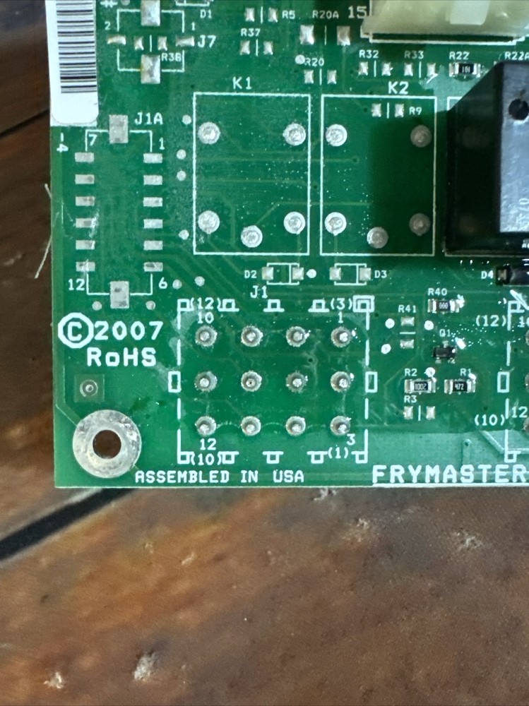 Frymaster Interface Board, P/N 1066660, Rev B