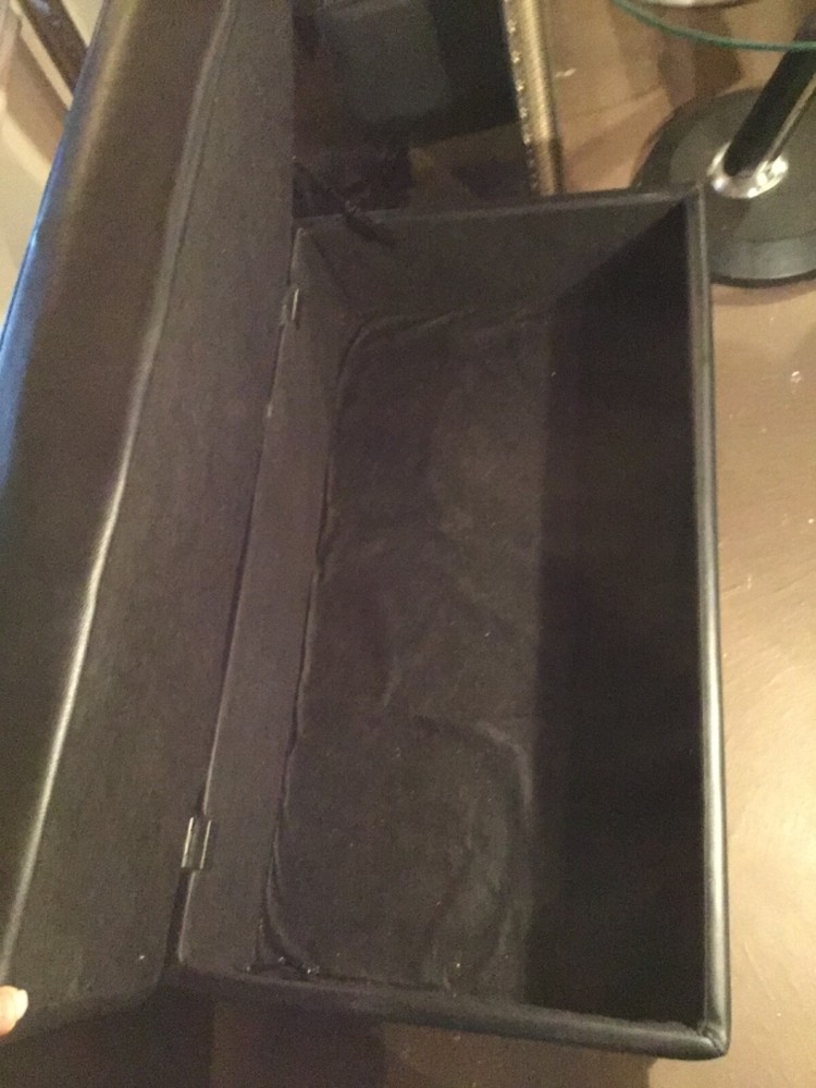 Bench openable dark brown for room