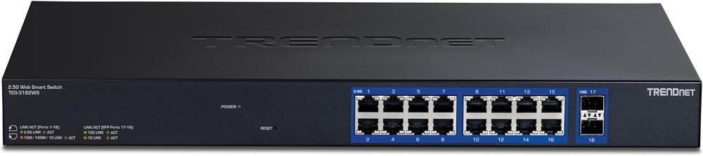 TRENDnet TEG-3182WS, 18-Port Multi-Gig Web Smart Switch