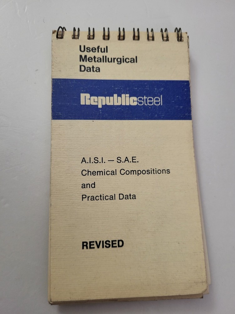 Republic Steel Useful Metallurgical Data