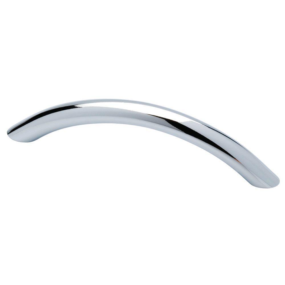 P0256B-PC 3 3/4" Arch Bow Chrome Cabinet Drawer Pull Knob