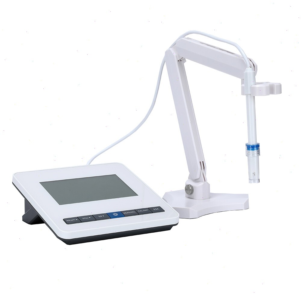 Benchtop pH Tester with PH Buffer Powder Range -999～1999mv 3 Points Calibration