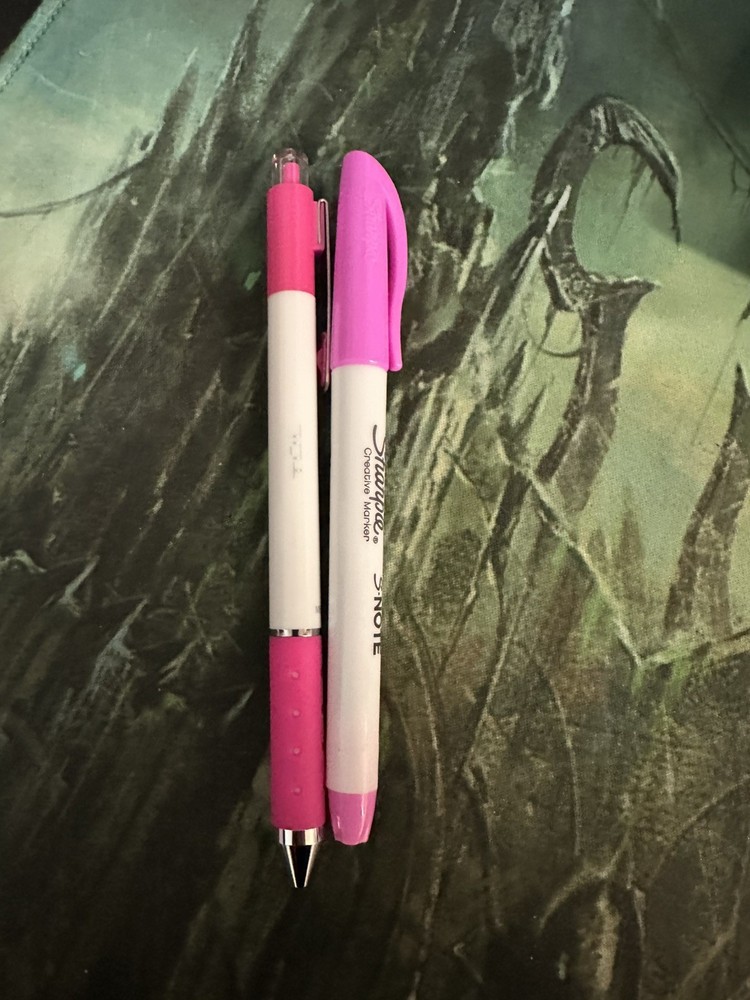 TUL pen and Sharpie set, various colors