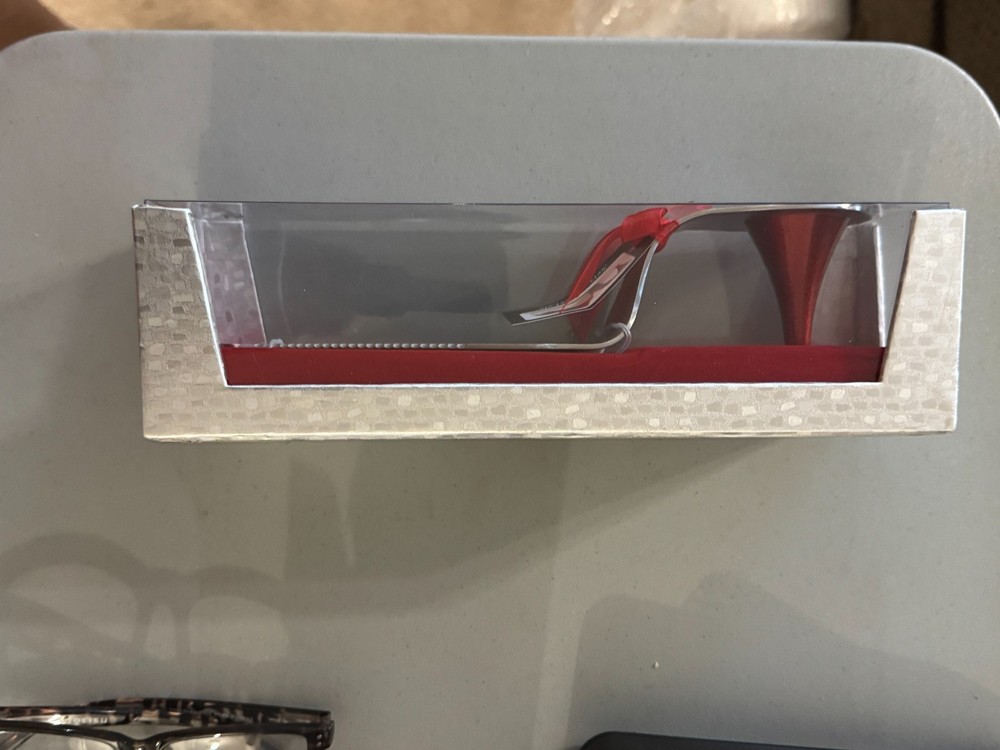 Wedding Cake Server & Knife Set – Red Handle – New in Gift Box