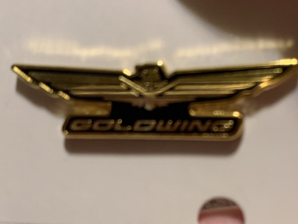 Goldwing Eagle Logo Enamel Lapel Pin.