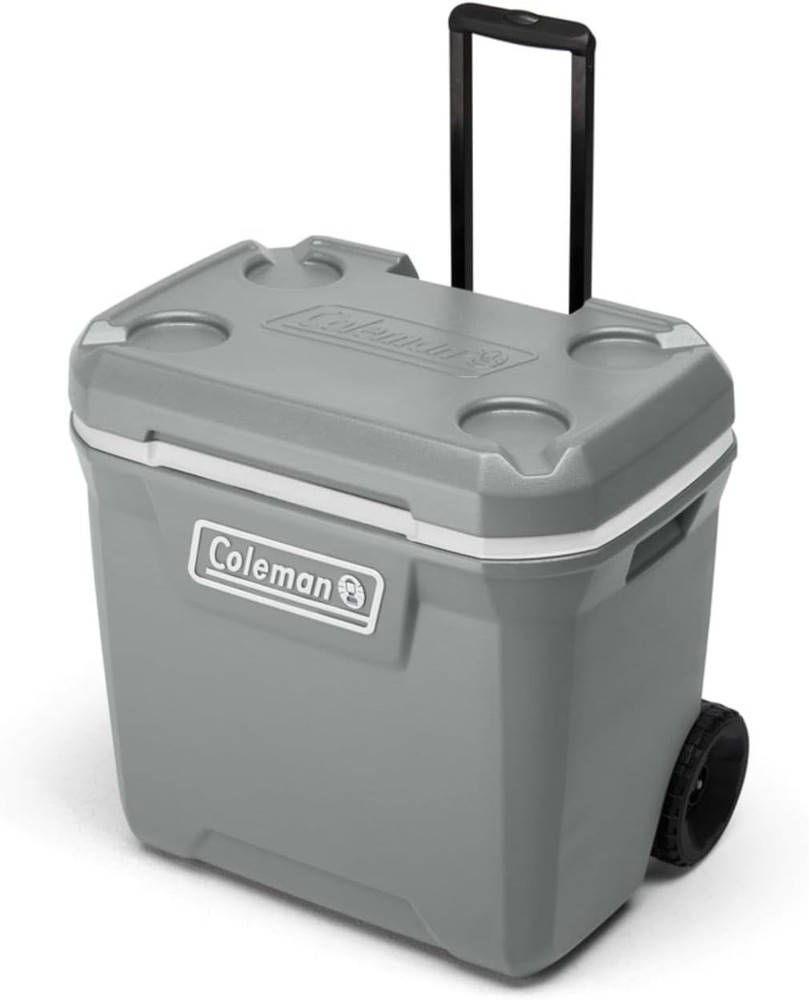 65-Qt Rolling Cooler with Cup Holders