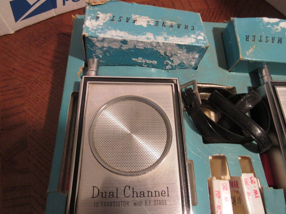 Vintage Channel Master Solid State Superheterodyne Transceiver Set