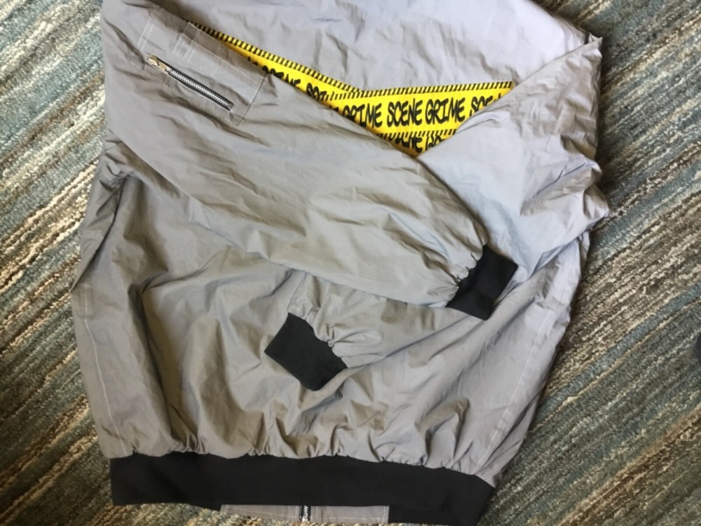Floor sixx Reflective Bomber Jacket - XL - See pics